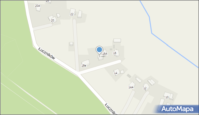 Gostyń, Łuczników, 18, mapa Gostyń