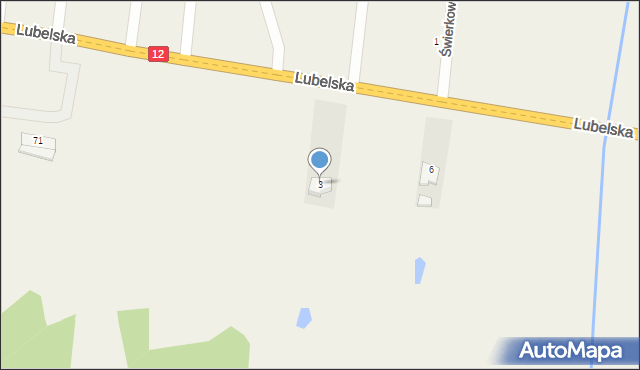 Gózd, Lubelska, 3, mapa Gózd