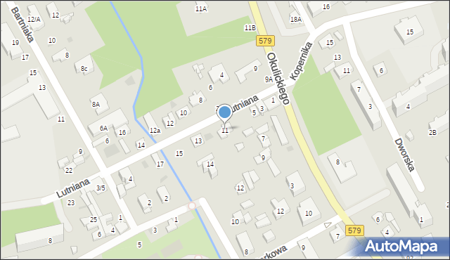 Grodzisk Mazowiecki, Lutniana, 11, mapa Grodzisk Mazowiecki