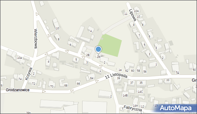 Gromadka, Lubińska, 2A, mapa Gromadka
