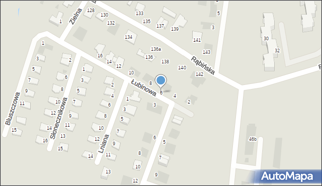 Inowrocław, Łubinowa, 6, mapa Inowrocławia