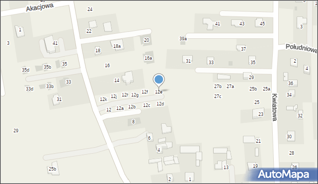 Jakubowice Konińskie, Lubelska, 12e, mapa Jakubowice Konińskie