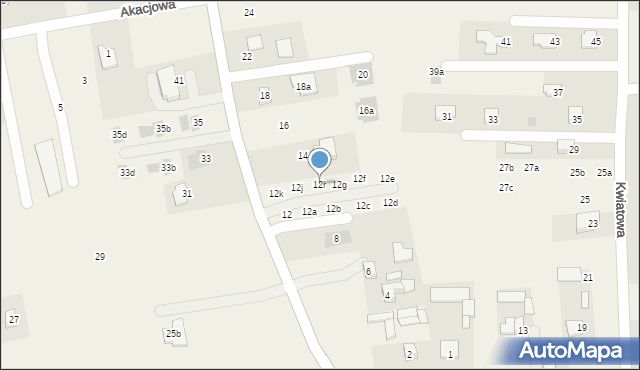 Jakubowice Konińskie, Lubelska, 12h, mapa Jakubowice Konińskie