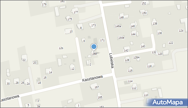 Jakubowice Konińskie, Lubelska, 169, mapa Jakubowice Konińskie