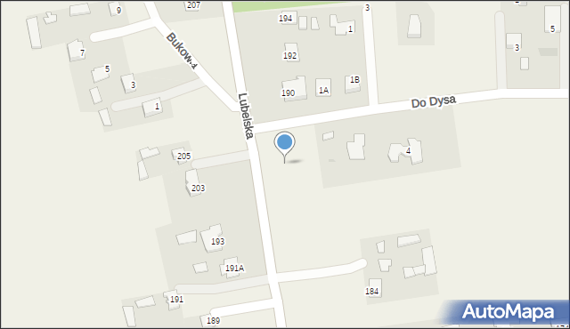 Jakubowice Konińskie, Lubelska, 188, mapa Jakubowice Konińskie