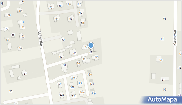 Jakubowice Konińskie, Lubelska, 42, mapa Jakubowice Konińskie