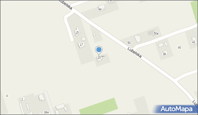 Jakubowice Konińskie-Kolonia, Lubelska, 13, mapa Jakubowice Konińskie-Kolonia