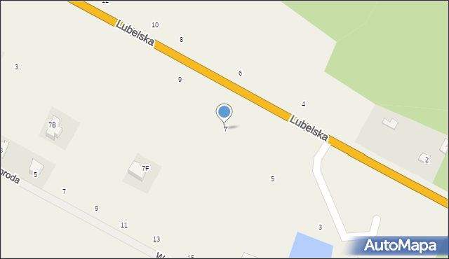 Janów, Lubelska, 7, mapa Janów