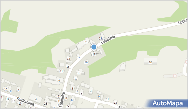 Janowiec, Lubelska, 18, mapa Janowiec