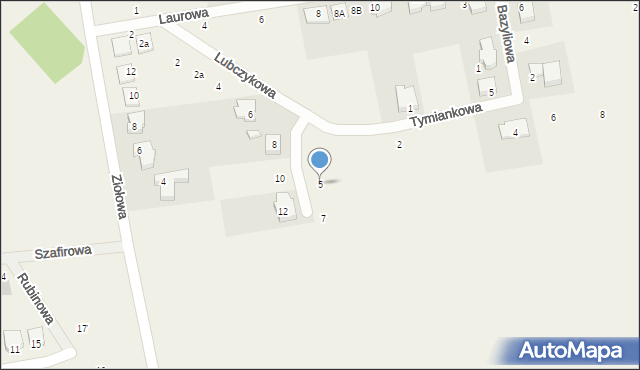 Jasin, Lubczykowa, 5, mapa Jasin