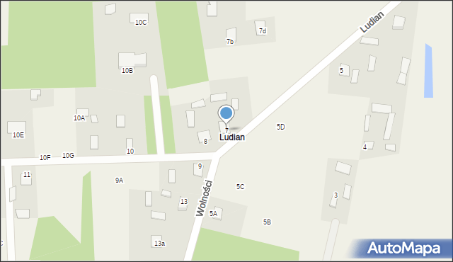 Jastkowice, Ludian, 7, mapa Jastkowice