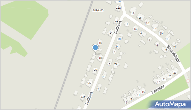 Jastrowie, Ludowa, 18a, mapa Jastrowie