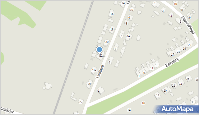 Jastrowie, Ludowa, 23, mapa Jastrowie