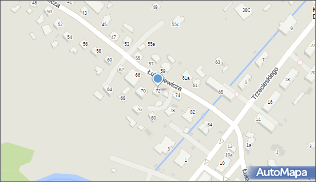 Jedlicze, Łukasiewicza Ignacego, 72, mapa Jedlicze