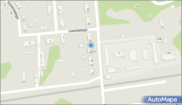 Jelenia Góra, Lubańska, 20, mapa Jelenia Góra