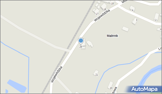 Jelenia Góra, Ludowa, 23, mapa Jelenia Góra