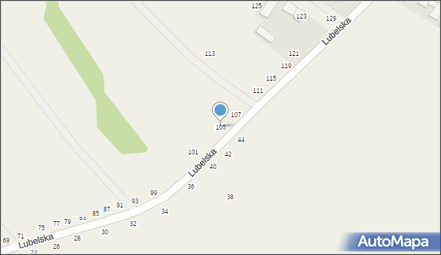 Karczmiska Drugie, Lubelska, 105, mapa Karczmiska Drugie