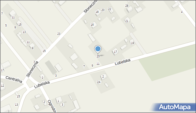 Karczmiska Pierwsze, Lubelska, 13, mapa Karczmiska Pierwsze