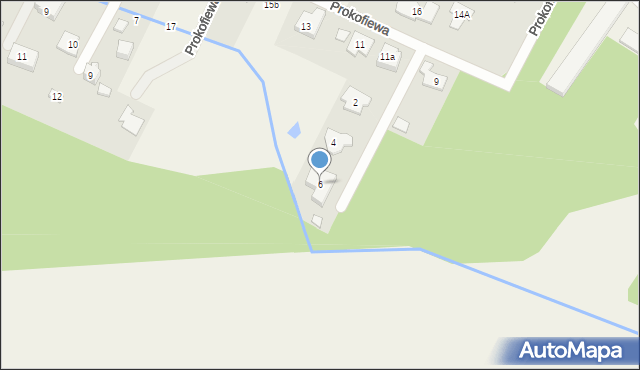 Klaudyn, Ludwiga van Beethovena, 6, mapa Klaudyn