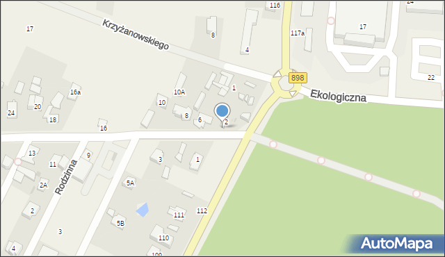Klaudyn, Lutosławskiego Witolda, 4, mapa Klaudyn