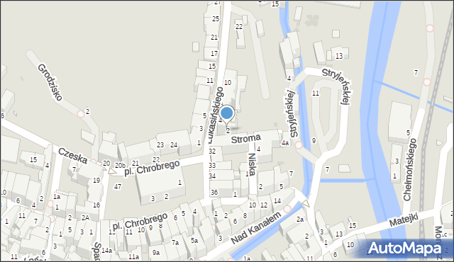 Kłodzko, Łukasińskiego Waleriana, mjr., 2, mapa Kłodzka