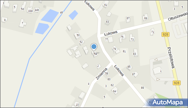 Kobiór, Łukowa, 56, mapa Kobiór