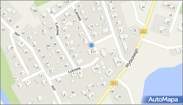 Kolbudy, Łukowa, 3, mapa Kolbudy