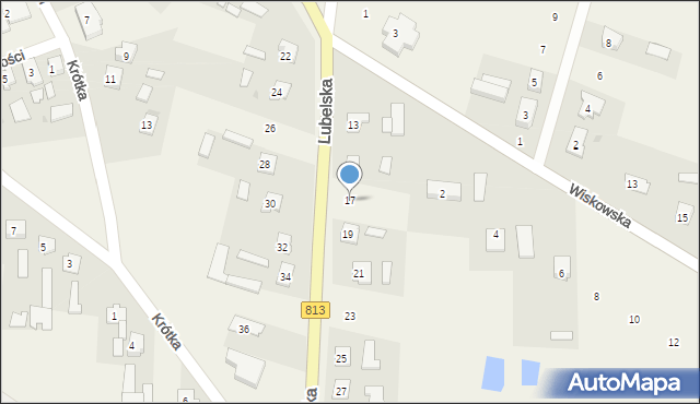 Komarówka Podlaska, Lubelska, 17, mapa Komarówka Podlaska