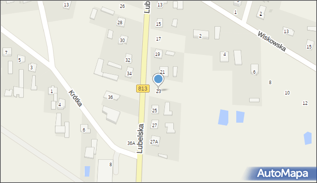 Komarówka Podlaska, Lubelska, 23, mapa Komarówka Podlaska