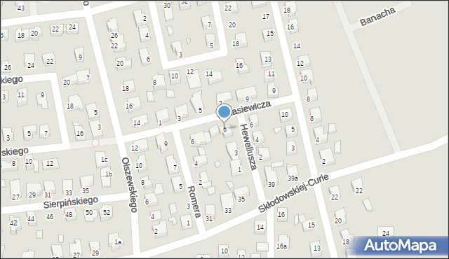 Konin, Łukasiewicza Ignacego, 6, mapa Konina