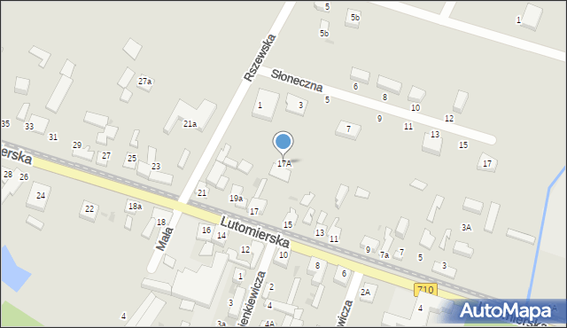 Konstantynów Łódzki, Lutomierska, 17A, mapa Konstantynów Łódzki