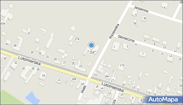 Konstantynów Łódzki, Lutomierska, 21a, mapa Konstantynów Łódzki