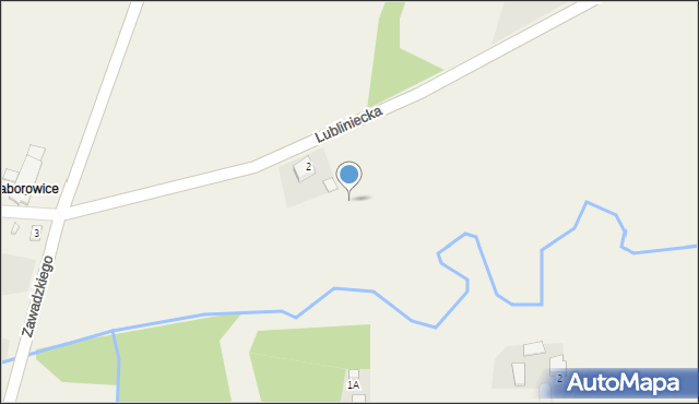 Kośmidry, Lubliniecka, 2a, mapa Kośmidry