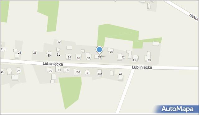 Kośmidry, Lubliniecka, 39, mapa Kośmidry