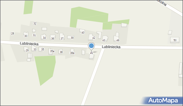 Kośmidry, Lubliniecka, 41, mapa Kośmidry