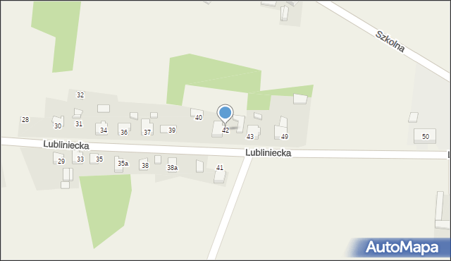 Kośmidry, Lubliniecka, 42, mapa Kośmidry