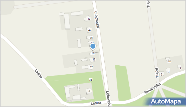 Kożuchówka, Łukowska, 41, mapa Kożuchówka