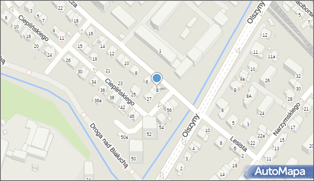 Kraków, Łukasiewicza Ignacego, 4, mapa Krakowa