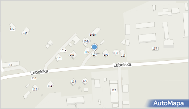 Kraśnik, Lubelska, 107, mapa Kraśnik