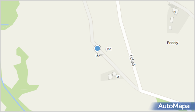 Krościenko nad Dunajcem, Lubań, 15c, mapa Krościenko nad Dunajcem