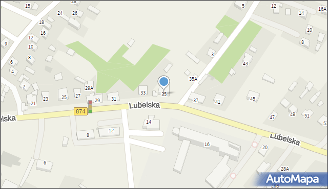 Kurów, Lubelska, 35, mapa Kurów