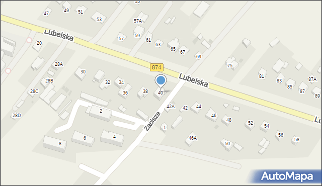 Kurów, Lubelska, 40, mapa Kurów