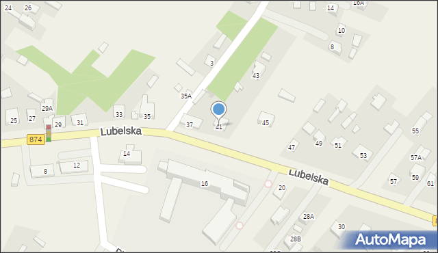 Kurów, Lubelska, 41, mapa Kurów