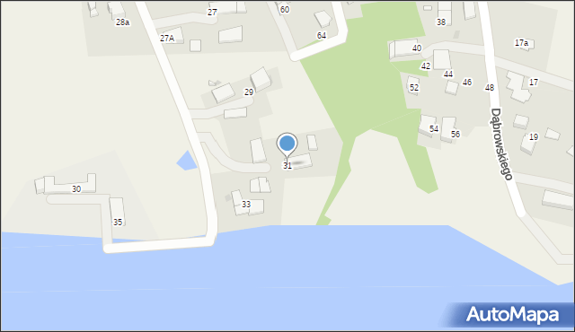 Łąka, Łukasiewicza Ignacego, 31, mapa Łąka