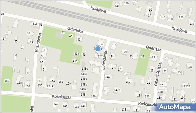 Legionowo, Lubeckiego Franciszka Ksawerego, 2, mapa Legionowo