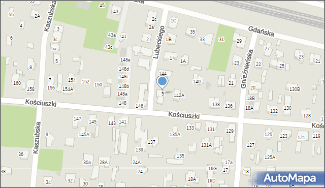 Legionowo, Lubeckiego Franciszka Ksawerego, 5, mapa Legionowo