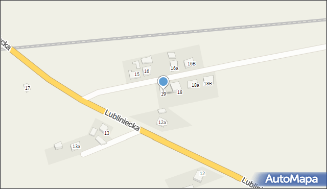 Lisowice, Lubliniecka, 19, mapa Lisowice