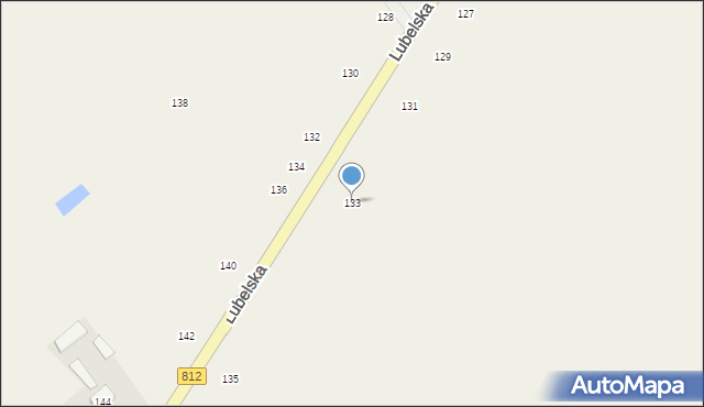 Łomazy, Lubelska, 133, mapa Łomazy