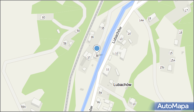 Lubachów, Lubachów, 38, mapa Lubachów