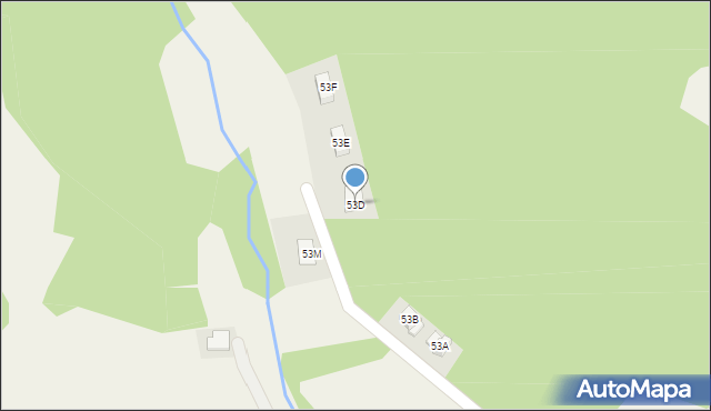 Lubachów, Lubachów, 53D, mapa Lubachów